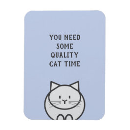 Kvalitetstid med katt magnet