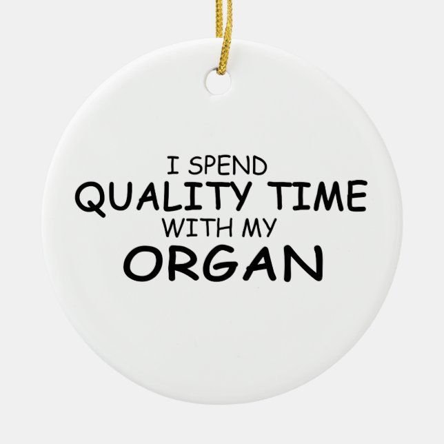 Kvalitetstid Organ Julgransprydnad Keramik (Framsidan)