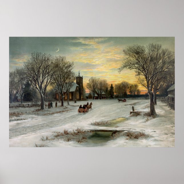 Kvalitetsutskrift för jularkivering i Kväll Poster (Framsidan)