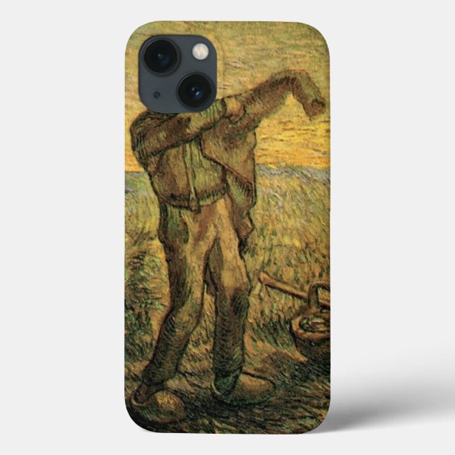 Kväll - Dagens slut av Vincent van Gogh (Baksida)