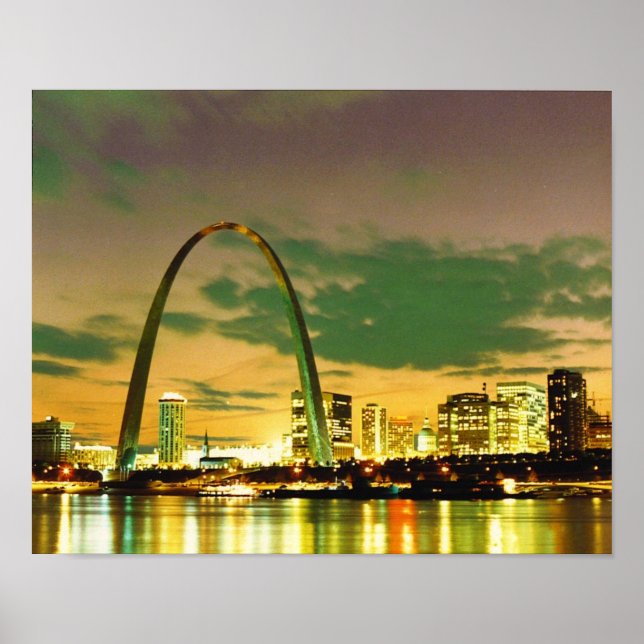 Kväll i 1982 års världsserie - St. Louis, Missouri Poster (Framsidan)