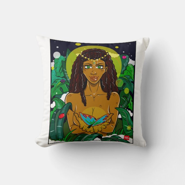 KVÄLL I GARDEN Dekorativ kudde (Framsida)