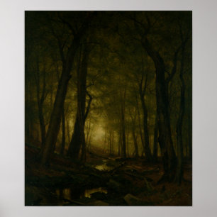 Kväll i skogen (1876) Affisch