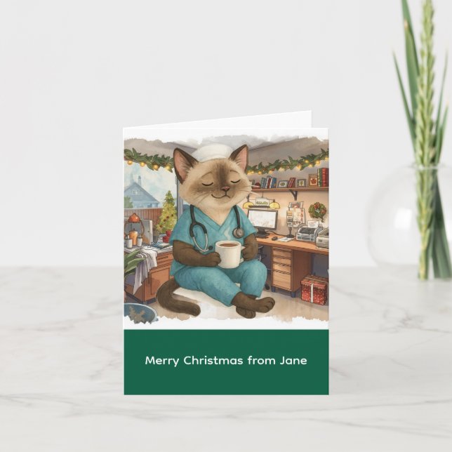 Kväll jultid i ställe kort (Framsida)