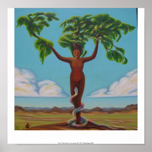 KVÄLL - LIVETS TRÄD POSTER (Framsidan)