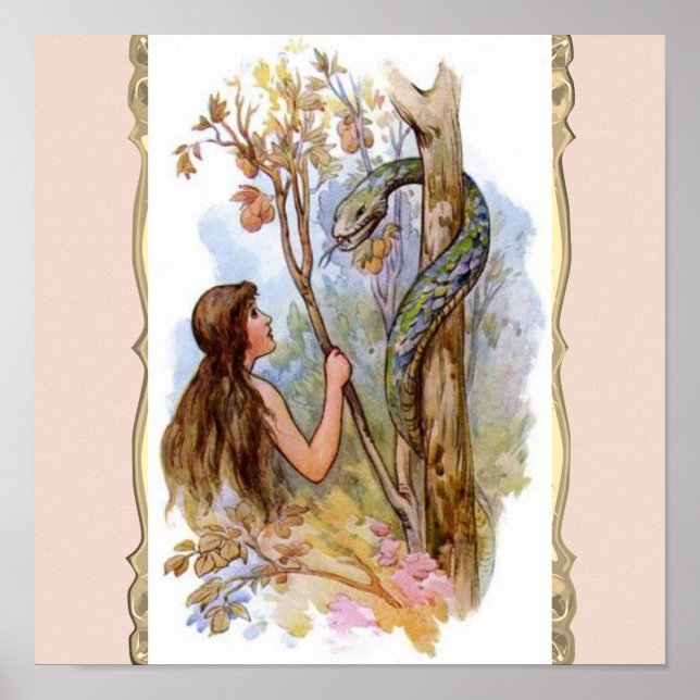 Kväll och serpenten poster (Framsidan)