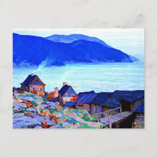Kväll på North Shore av Clarence Gagnon Vykort