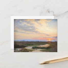 Kväll på Skagen av P.S. Krøyer, Konst Vykort