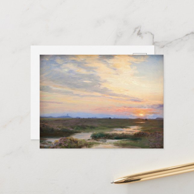 Kväll på Skagen av P.S. Krøyer, Konst Vykort (Fram/Back In Situ)