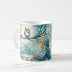 KVÄLL Paweatade Bra Natten Uggla Kaffemugg