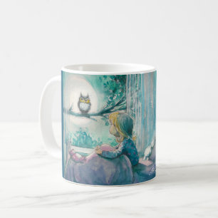 KVÄLL Paweatade Bra Nattens Uggla Kaffe Mugg