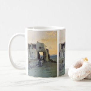 Kväll, Pueblo av Walpi av Marion Kavagh Wachtel Kaffemugg