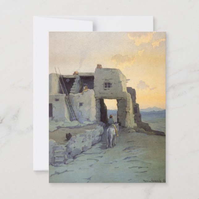 Kväll, Pueblo of Walpi av Marion Kavagh Wachtel (Framsida)