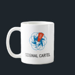 Kväll-scout/Signal-kartell Mugg<br><div class="desc">Mugg med Kväll scout and Signal Cartel logotyps</div>
