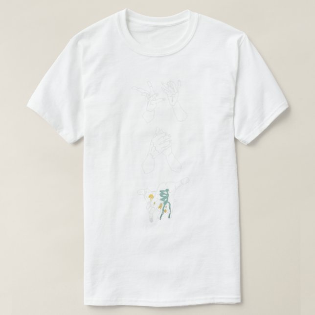 KVÄLL SINGER KVÄLL JAPANESE E VE OUTSIDER WHITE OU T SHIRT (Design framsida)
