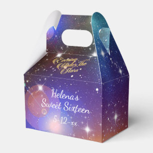 Kväll Under Stjärnorna Galax Stjärnor Sweet 16 Presentaskar