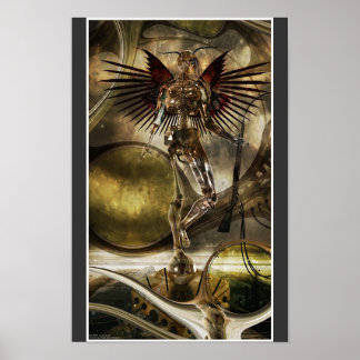 Kväll under vetenskapstiden poster