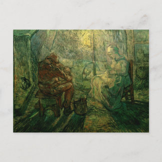 Kväll, Vakten, Vincent van Gogh Vykort