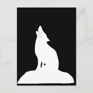 KVÄLL VARG VYKORT