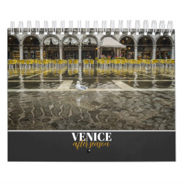 KVÄLL Venedig, Italien efter säsongskalender Kalender