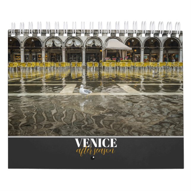 KVÄLL Venedig, Italien efter säsongskalender Kalender (Omslag)