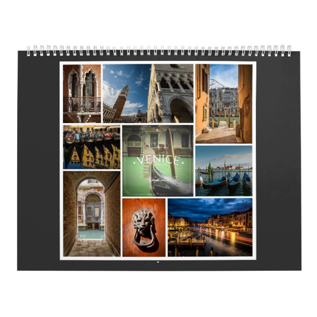 KVÄLL Venedig, Italien, Europa Kalender (Omslag)