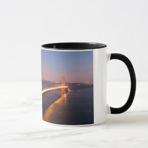 Kväll vid Golden Grind Bridge mugg