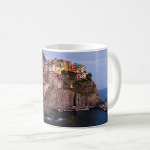 Kvällar i Cinque Terre, Italien Kaffemugg