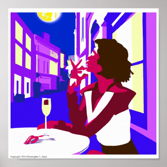 kvällar mellan Vin och Firande i Brindisi Poster (Framsidan)