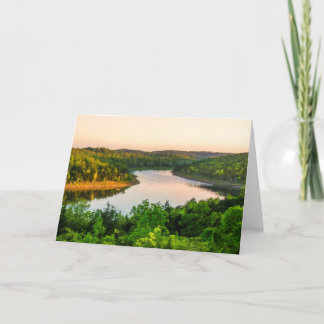 Kvällar på Bull Shoals Sjö Kort