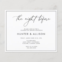 Kvällen före Invitation