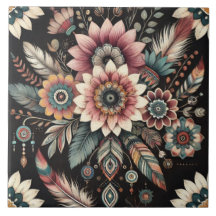 Kvälls Boho Blommor
