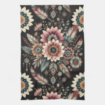 Kvälls Boho Blommor