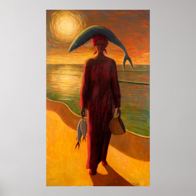 Kvällsfångst Poster (Framsidan)