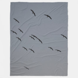 Kvällsflygning Fleecefilt