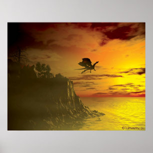 Kvällsflygning Poster