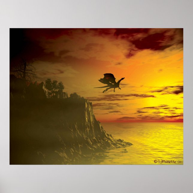 Kvällsflygning Poster (Framsidan)