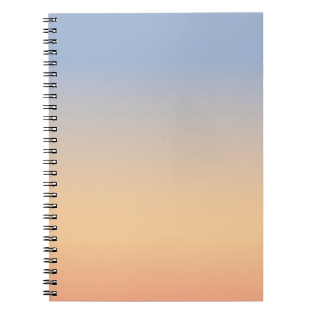 Kvällshimmelsgradient Anteckningsbok (Framsidan)
