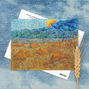 Kvällslandskap Måne Vincent van Gogh Vykort