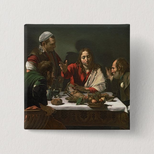 Kvällsmålet på Emmaus, 1601 2 Knapp (Framsida)