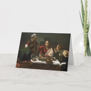 Kvällsmålet på Emmaus, 1601 2 Kort