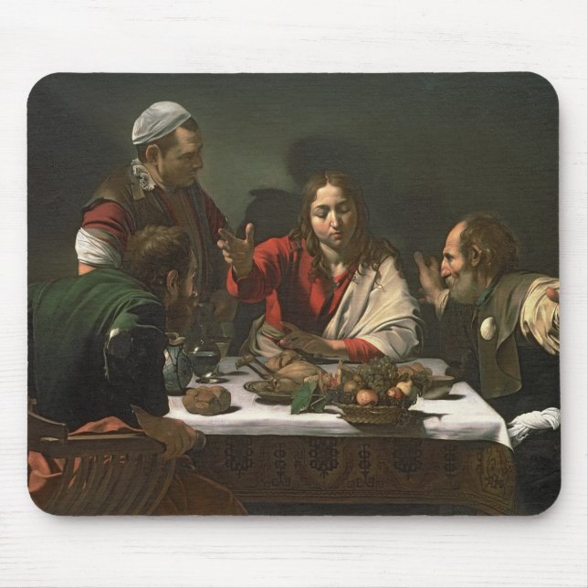 Kvällsmålet på Emmaus, 1601 2 Musmatta (Framsidan)