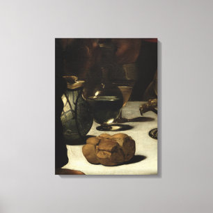Kvällsmålet på Emmaus, 1601 Canvastryck