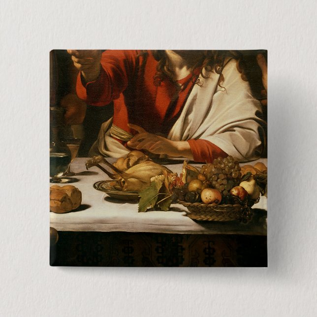 Kvällsmålet på Emmaus, 1601 Knapp (Framsida)