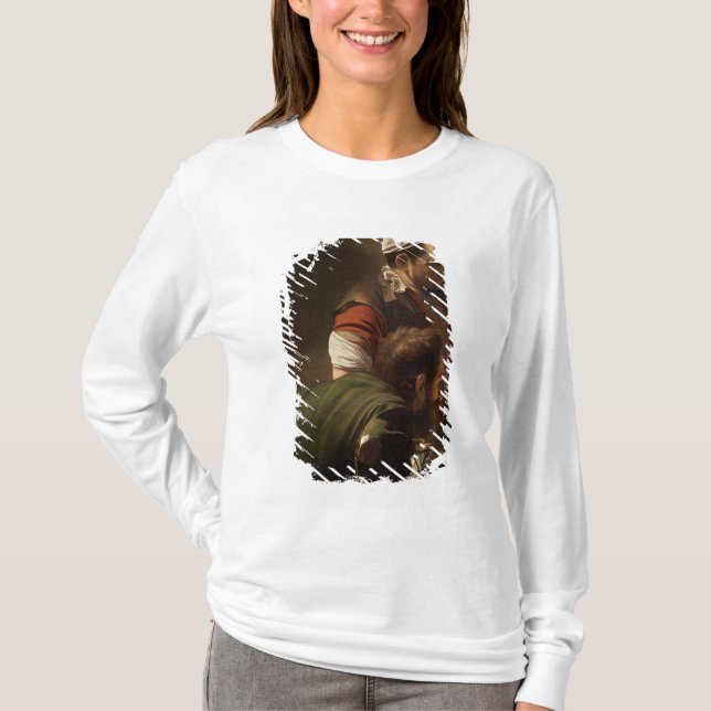 Kvällsmålet på Emmaus, 1601 Tee Shirt (Framsida)