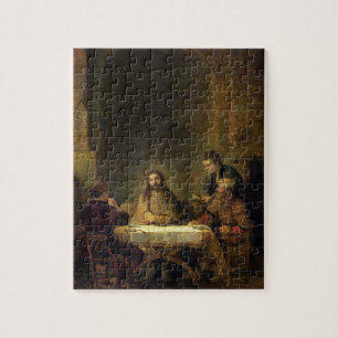 Kvällsmålet på Emmaus, 1648 (olja på panel) Pussel