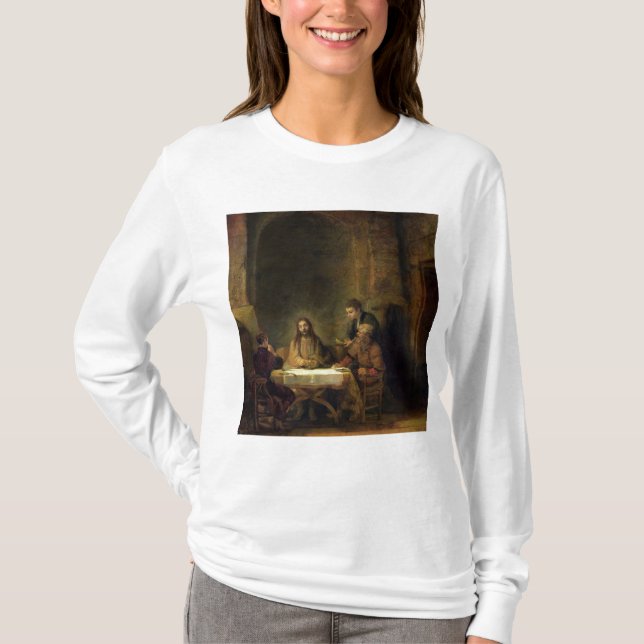 Kvällsmålet på Emmaus, 1648 T Shirt (Framsida)