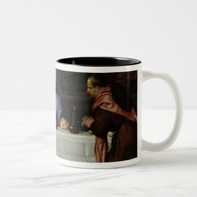 Kvällsmålet på Emmaus, c.1535 Två-Tonad Mugg (Höger)