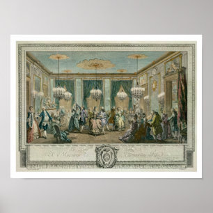Kvällsressen i Boll vid monsieur VI-huset Poster