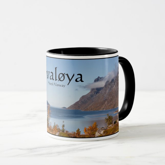 Kvaloya Island Norge Mugg (Framsida höger)